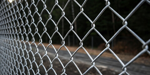 Fototapeta premium フェンスの背景素材