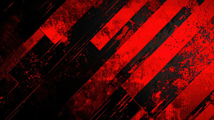 Bold red and black abstract background with sharp angular geometric shapes and high contrast, ideal for intense sports or dynamic gaming marketing visuals.
