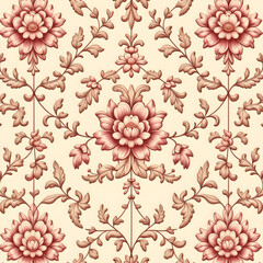 seamless pattern with flowers