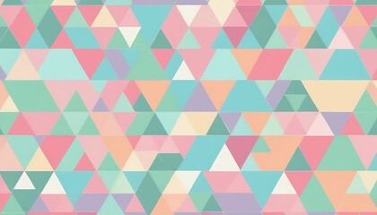Pastel Triangle Pattern Abstract Background Design