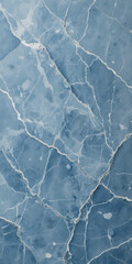 A close-up of a blue marble surface with intricate veining patterns.
