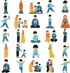 Ramadan Character Illustration