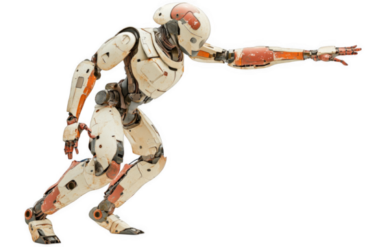 golden robotic arm - Powered by Adobe
