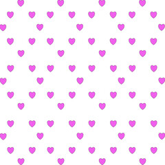 Seamless pattern with hearts. Beautiful heart background for valentine festival. Backdrop wallpaper concept. Geometry shape abstract tie-dye wallpaper. Print and screen paper.