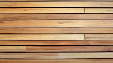 Horizontal Light Brown Wood Paneling Texture Background Natural Wooden Wall Cladding