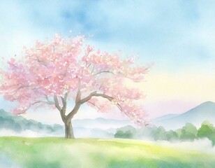桜の木のイラスト