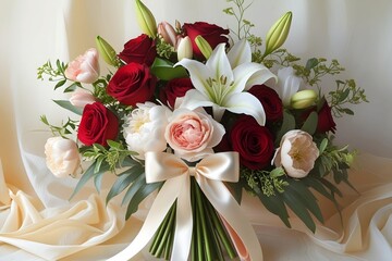 wedding bouquet of flowers