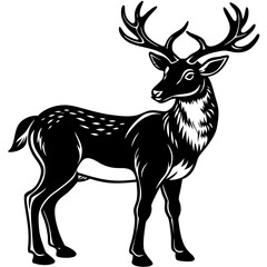 deer silhouette vector