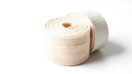 Rolled Medical Elastic Bandage - High-Resolution Studio Shot