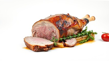 Roasted Leg of Lamb, Gourmet Dish, Culinary Masterpiece