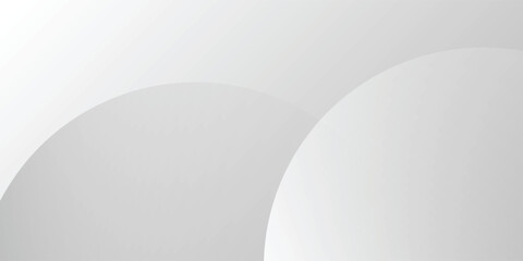A minimalist abstract background featuring overlapping curves and circular shapes in various shades of gray simple