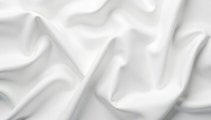 Fototapeta premium Smooth, luxurious white satin fabric backdrop, fabric, event