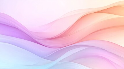 Elegant pastel gradient design featuring a soft dreamlike color palette and delicate textural elements showcasing a modern minimalist aesthetic with a subtle photographic influence and a tranquil
