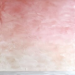Fototapeta premium Sophisticated pastel backdrop showcasing a gradient transition from soft rose to muted beige layered with a delicate textured overlay for a contemporary polished feel