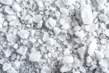 Crystal white natural sea salt texture. Image illustrated food for advertisement