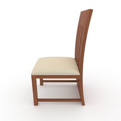3d render Chair design element. Furniture Collection