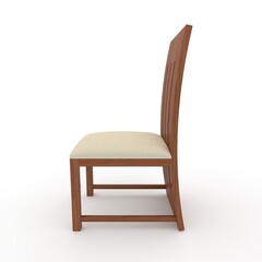 3d render Chair design element. Furniture Collection