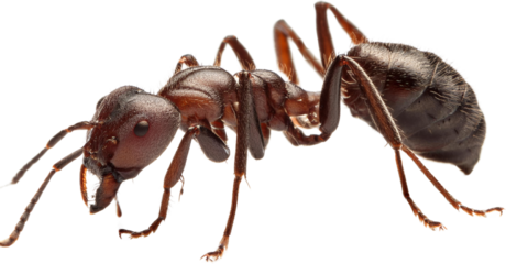 Macro Close up of a Dark Brown Ant Detailed Insect Photography Nature Wildlife