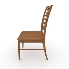 3d render Chair design element. Furniture Collection