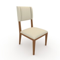 3d render Chair design element. Furniture Collection