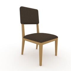 3d render Chair design element. Furniture Collection