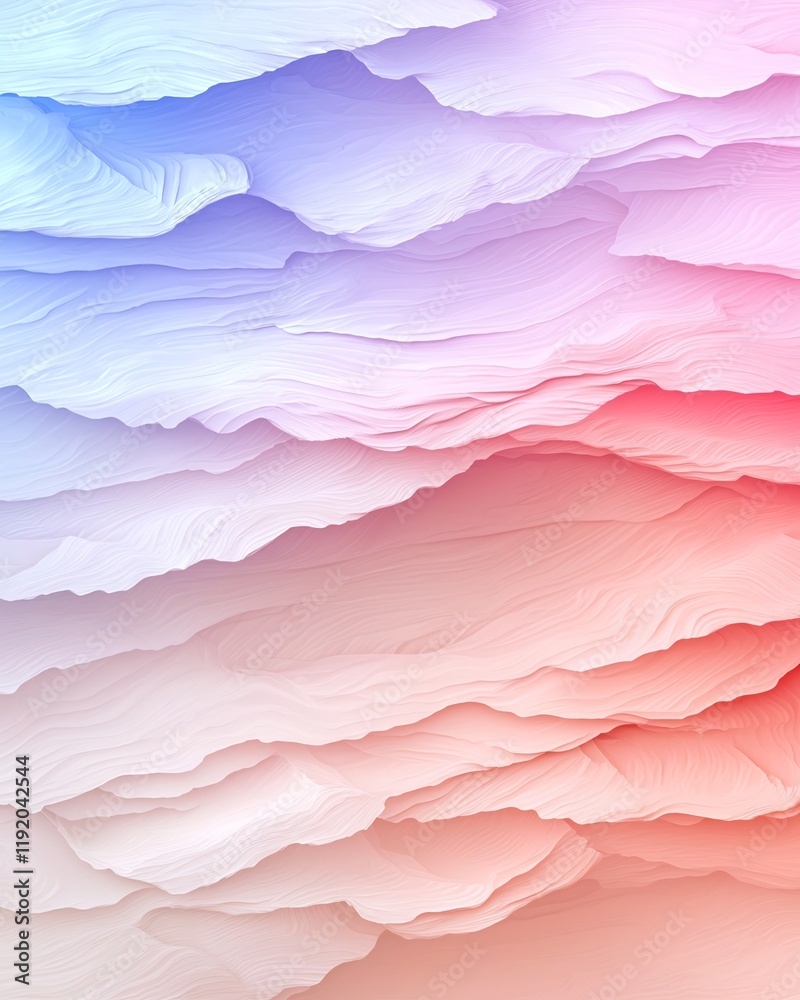 Poster pastel toned gradient background layered with a delicate tactile pattern and subtle impressionist br