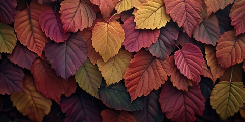 Fototapeta premium Bunch of leaves close-up