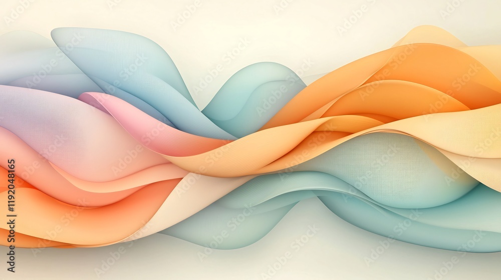 Poster elegant pastel gradient background with a subtle textured noise accent and a modern minimalist desig