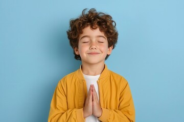 mindfulness breathing. Yogi in child s pose, pausing for deep breaths to connect with gratitude for the present moment