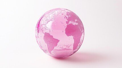 Pink globe egg