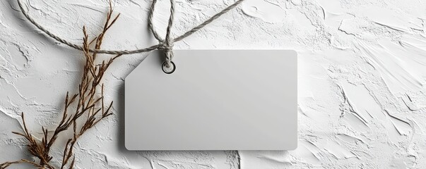 Collection of Product Tag design,  blank price tags, and labels for sale in a retail or gift shop setting and banner 