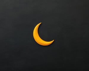 Obraz premium Elegant Ramadan Chalkboard with Golden Crescent and Stars Design for Holiday Greetings