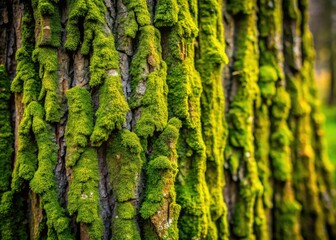 Intricate mossy bark, a high-resolution nature photography wallpaper.