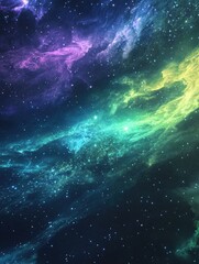 Fototapeta premium Space with Stars and Nebulas