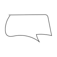 Empty chatboxes, isolated set of bubble doodles. Vector blank thought boxes of personages and comic characters. Expressing emotions and speaking, thoughts and ideas, Speech bubble