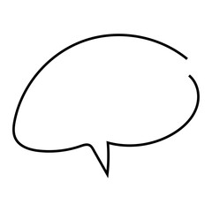 Empty chatboxes, isolated set of bubble doodles. Vector blank thought boxes of personages and comic characters. Expressing emotions and speaking, thoughts and ideas, Speech bubble