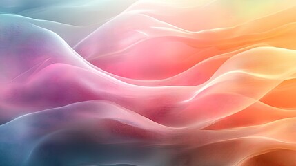 Obraz premium Ethereal abstract textures with flowing lines and soft exploration colors