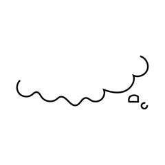 Set of blank white speech bubble in flat design, chatting box, message box icon. Balloon doodle style of thinking sign symbol. Speech bubble. thoughts and ideas, comments for people