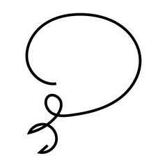Set of blank white speech bubble in flat design, chatting box, message box icon. Balloon doodle style of thinking sign symbol. Speech bubble. thoughts and ideas, comments for people