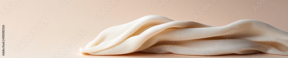 Leinwandbilder fabric composition a creative display of soft fabric and shadows, fabric creating depth and elegance