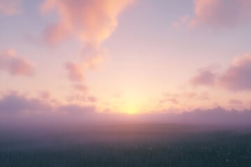 Obraz premium sunset in the mountains