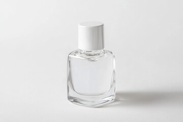 Empty Clear Glass Bottle - Modern Packaging Design
