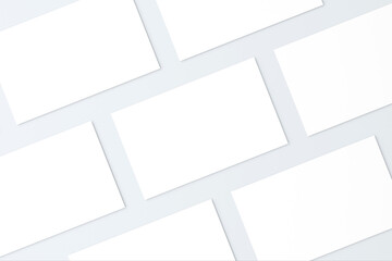Businesscard mockup（名刺複数枚モックアップ ｜ グレー背景モックアップ）