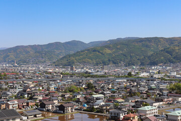 諏訪の街並み（長野県諏訪市）