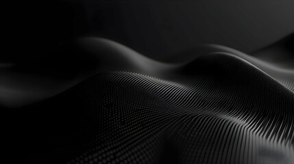 Black grainy gradient background with subtle noise texture, ideal for a minimalist dark-themed poster design