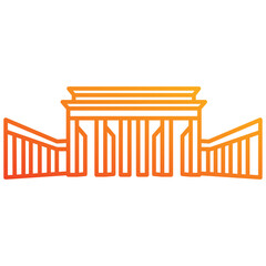 berlin icon element for design