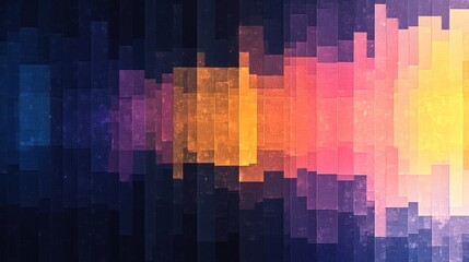Pixelated RGB Noise Texture Background Animation - Seamless Loop VJ Pattern for Cyber Monday Sale Banner Backdrop - Abstract Bit Art