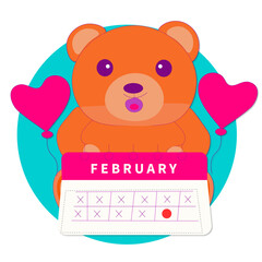 teddy bear with heart
teddy bear valentines day