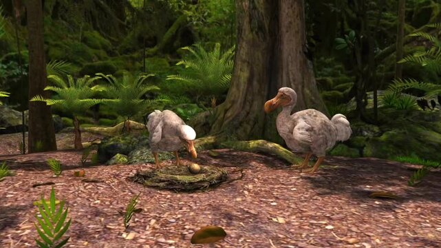 Dodo 3D animation