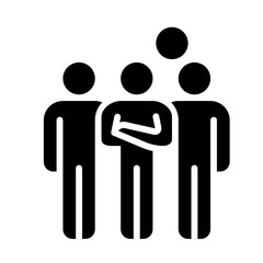 people icon, team, group, business people